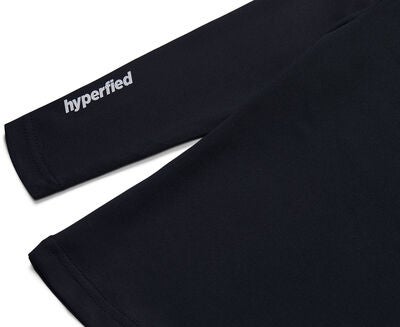 Hyperfied Long Sleeve Logo Top, Anthracite