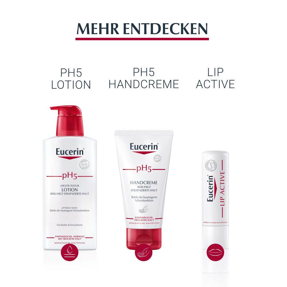 Eucerin DermoCapillaire pH5 Shampoo – mildes und pflegendes Haarshampoo für empfindliche Kopfhaut