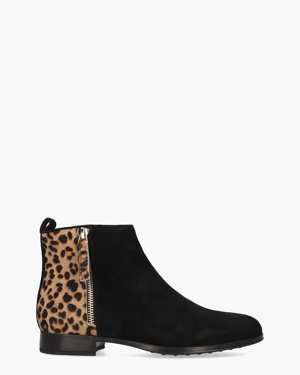 Di Lauro Viv Zwart/Bruin Enkelboots