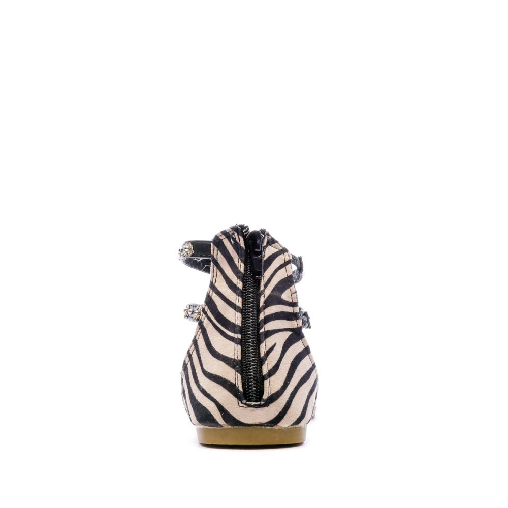 Beppi Sandales Noir/Zèbre Femme Beppi