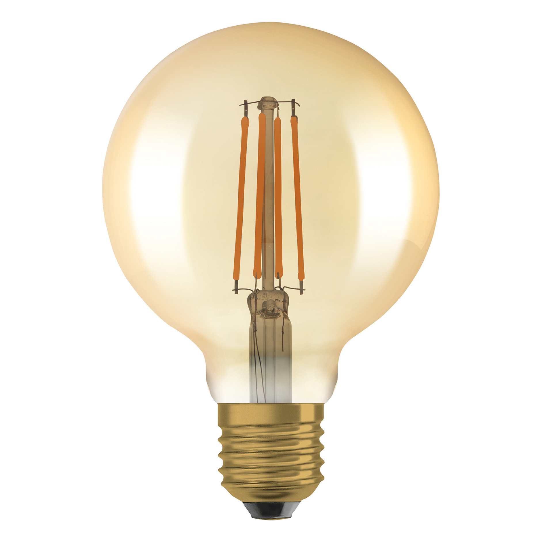 LED-Leuchtmittel Vintage Globe 2er-Set - warmweiß -6,5 Watt - E27