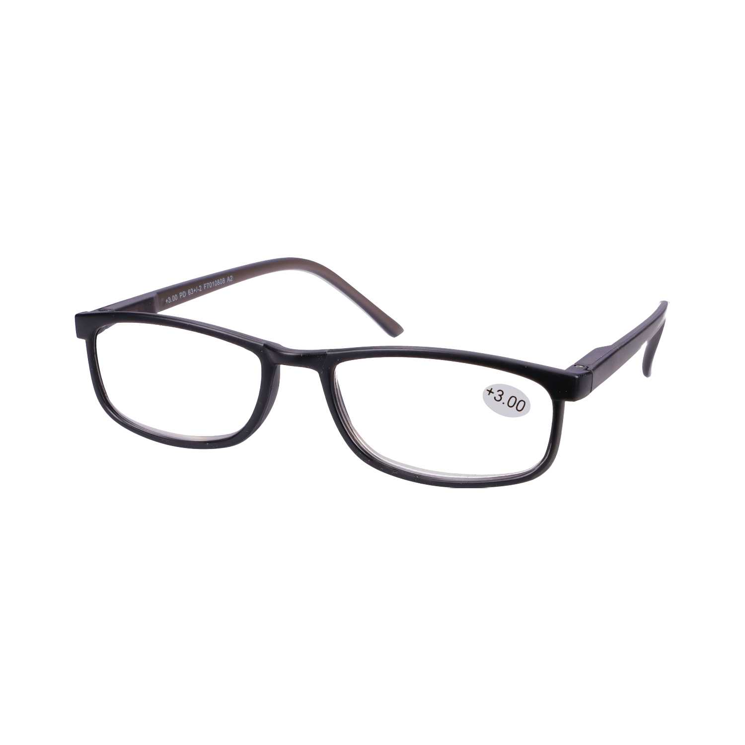 Star Optic Lesehilfe MD4 aus Kunststoff +3,0 Dioptrien schwarz/grau