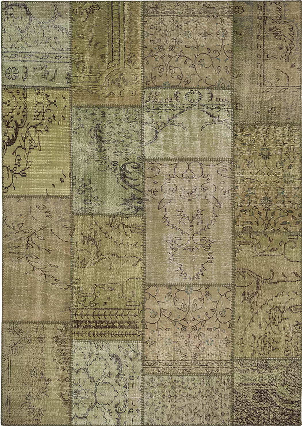 Vintage Teppich Patchwork 200 x 300 cm