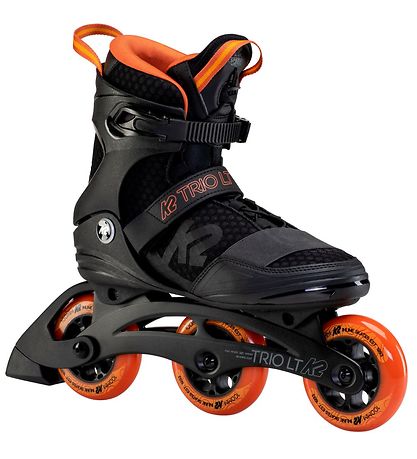 K2 Rulleskøjter - Trio LT 100 M - Sort/Orange