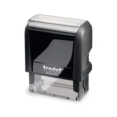 Trodat 514911010 Stempel Printy 4911 mit Gutschein, Modell 4.0, 4-zeilig