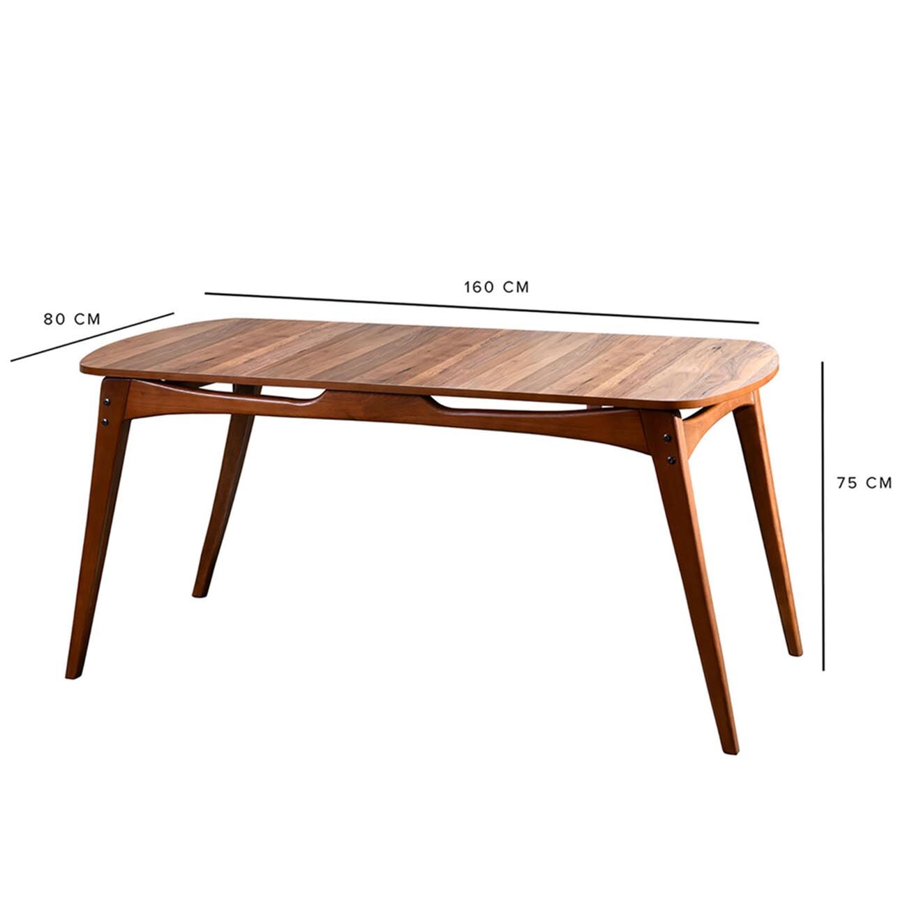 Wooden Art Table touch beige - 160x75x80 cm
