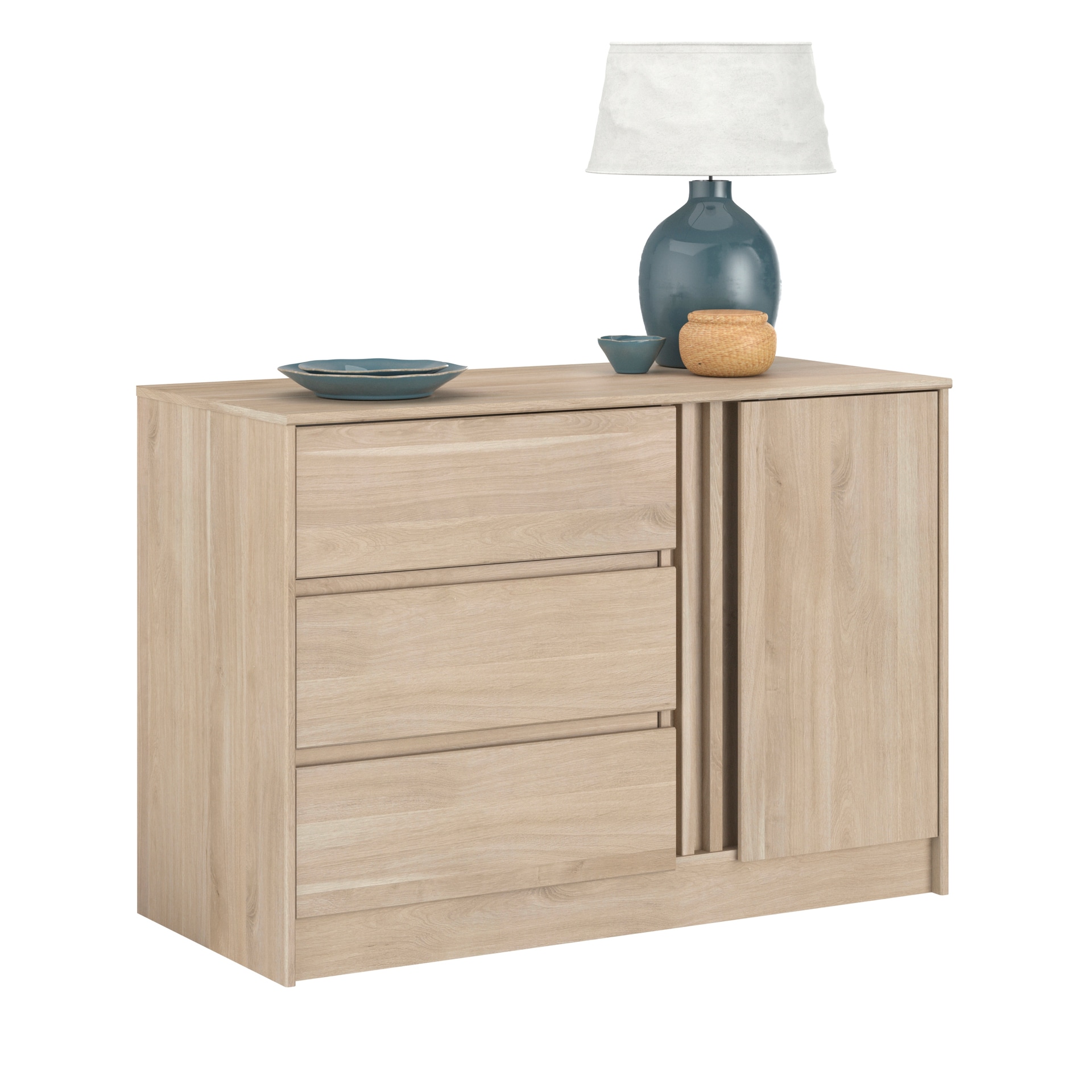 Parisot Kinder-Kommode ESCALE 5 braun