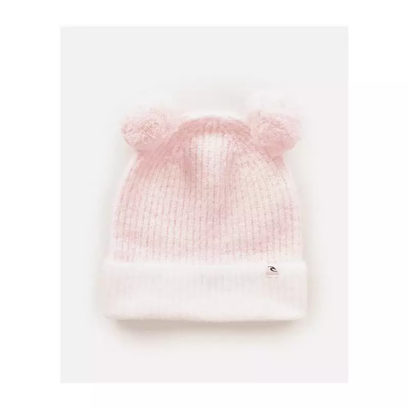 Bonnet RIPCURL 2 Tone Reg Pom Pom Beanie-Girl Pink