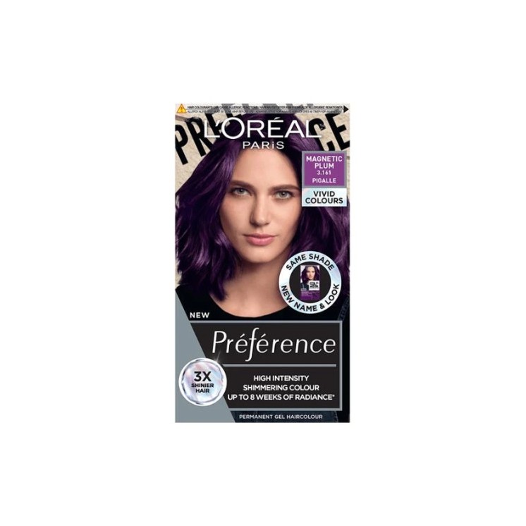 L'oreal Preference Vivid Colors Haarverf /3.161/ Magnetic Plum