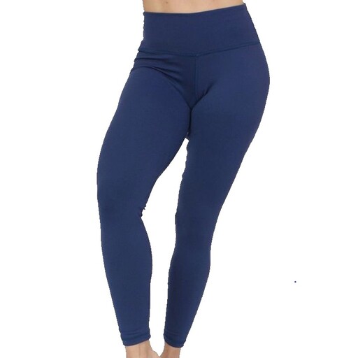 Calça Legging Esportiva Feminina Suplex Azul