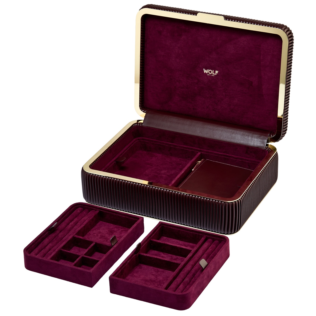 Wolf 1834 Bella Schmuckbox Medium Bordeaux