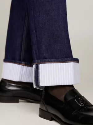 Calça jeans Crest Regular Fit com barra dobrada