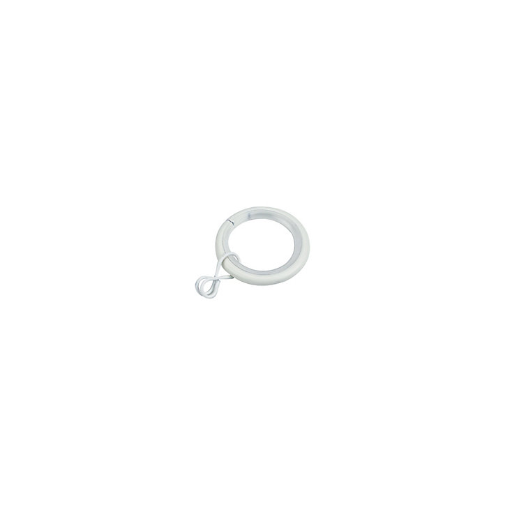 Ensemble d'anneaux GoodHome 10 mm blanc mat Nisis