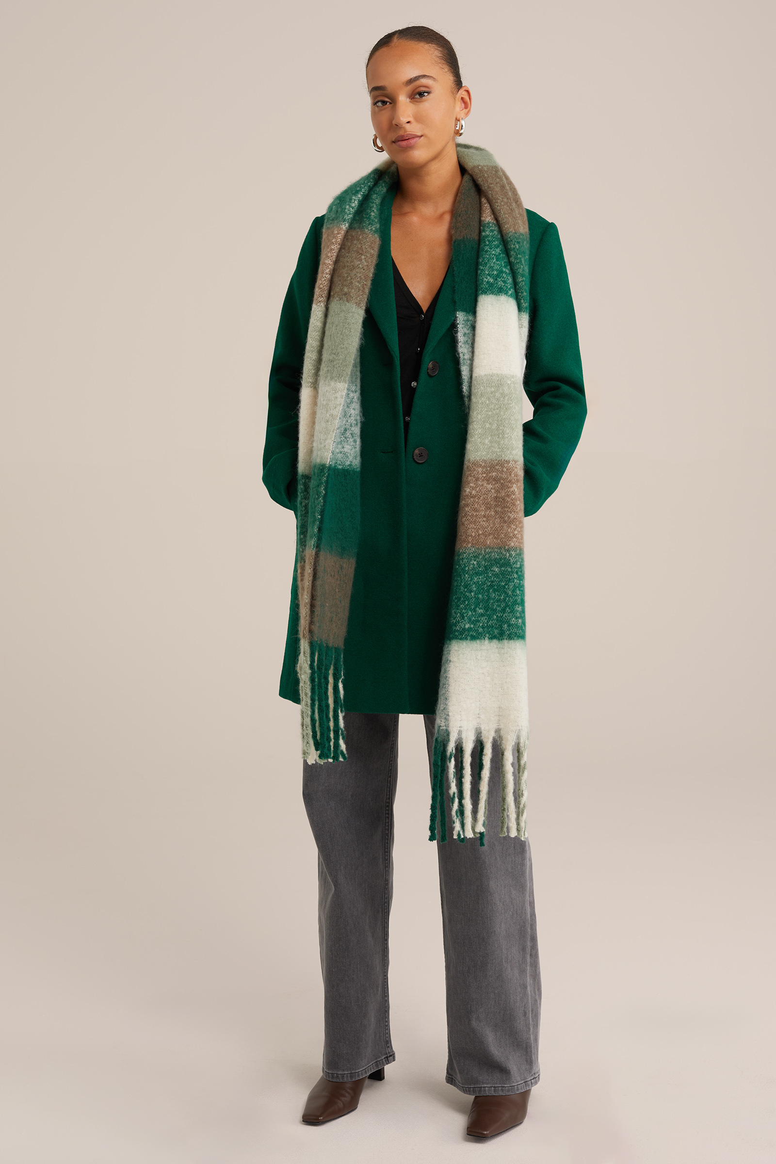 jas van wolmix WE Fashion Groen