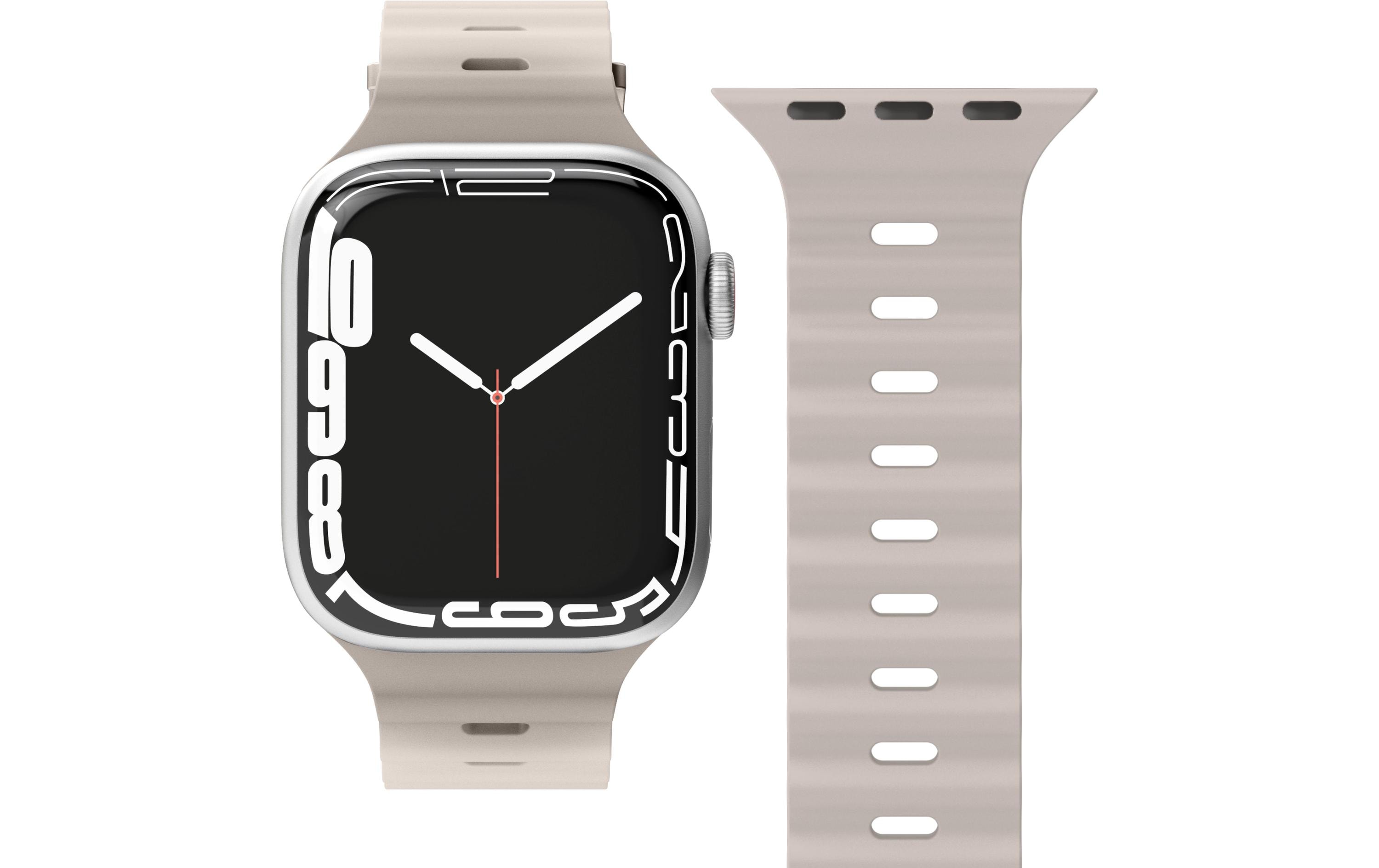Wave Band Apple Watch 42/44/45/49 mm CreamArmband für Apple Watch 42/44/45/49 mm