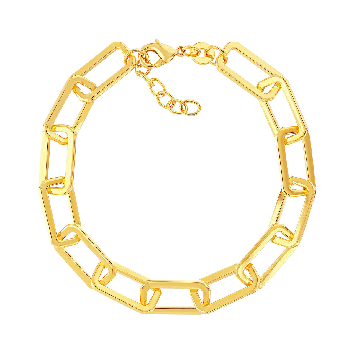 Bracelet plaqué or jaune 18 cm