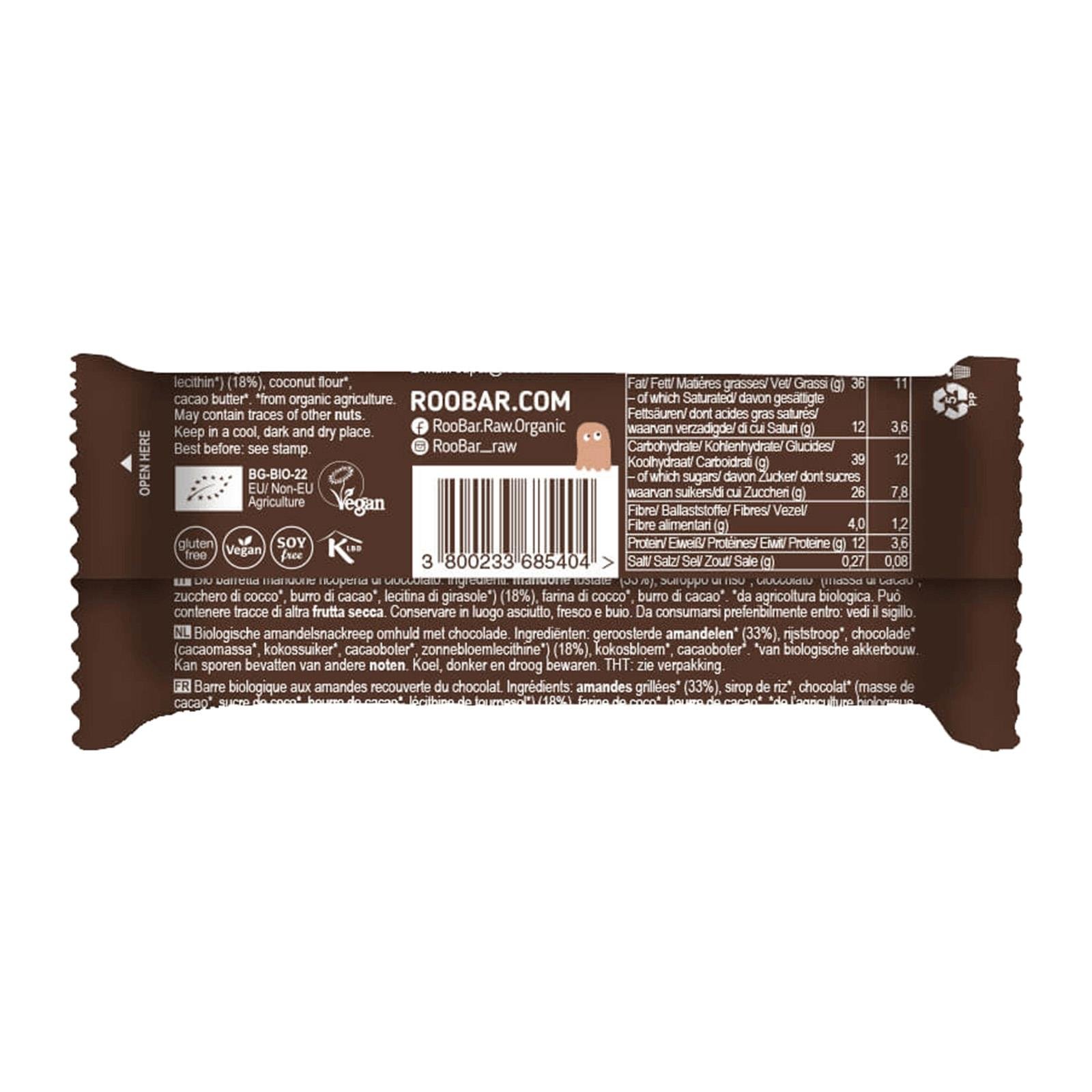 RooBar Schoko Mandel Riegel