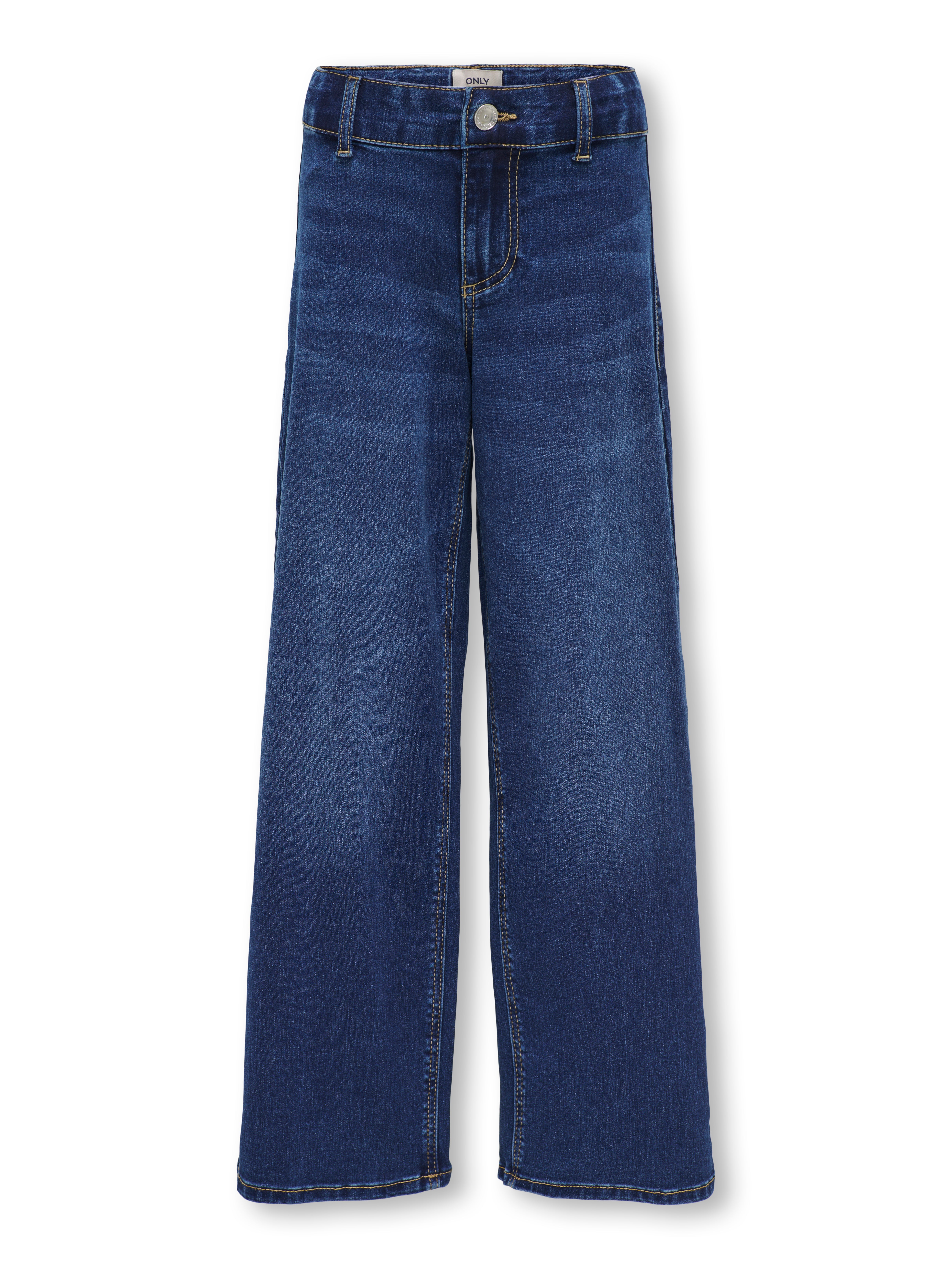 KOGSYLVIE Weiter Beinschnitt Jeans Dark Blue Denim