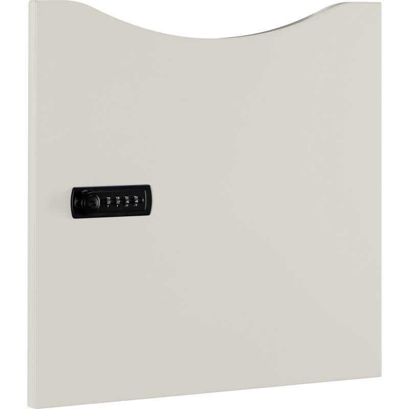 Lot de 3 portes Lockers laquées couleur -  Serrure à code
