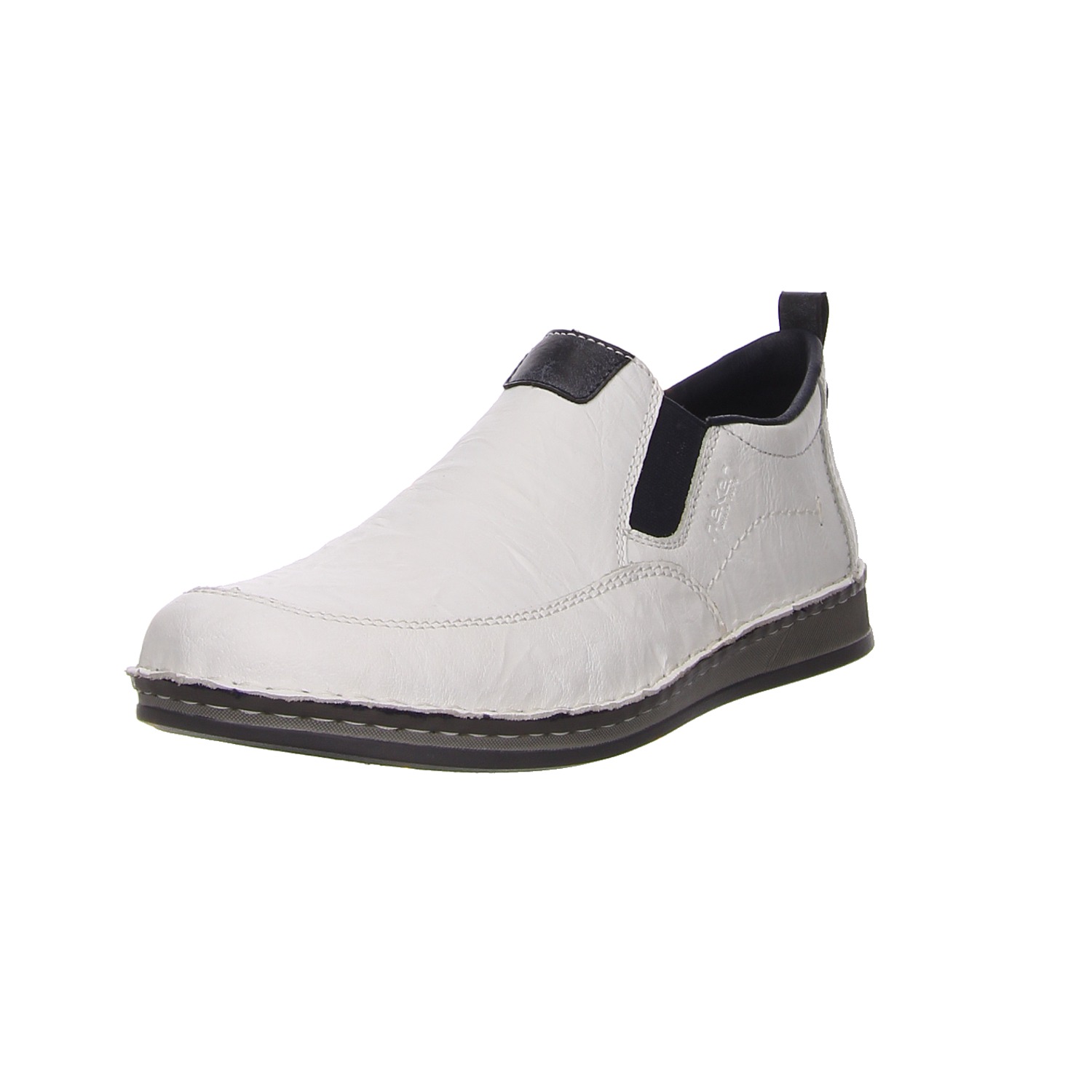 Rieker Slipper weiß weiss/weiss kombi
