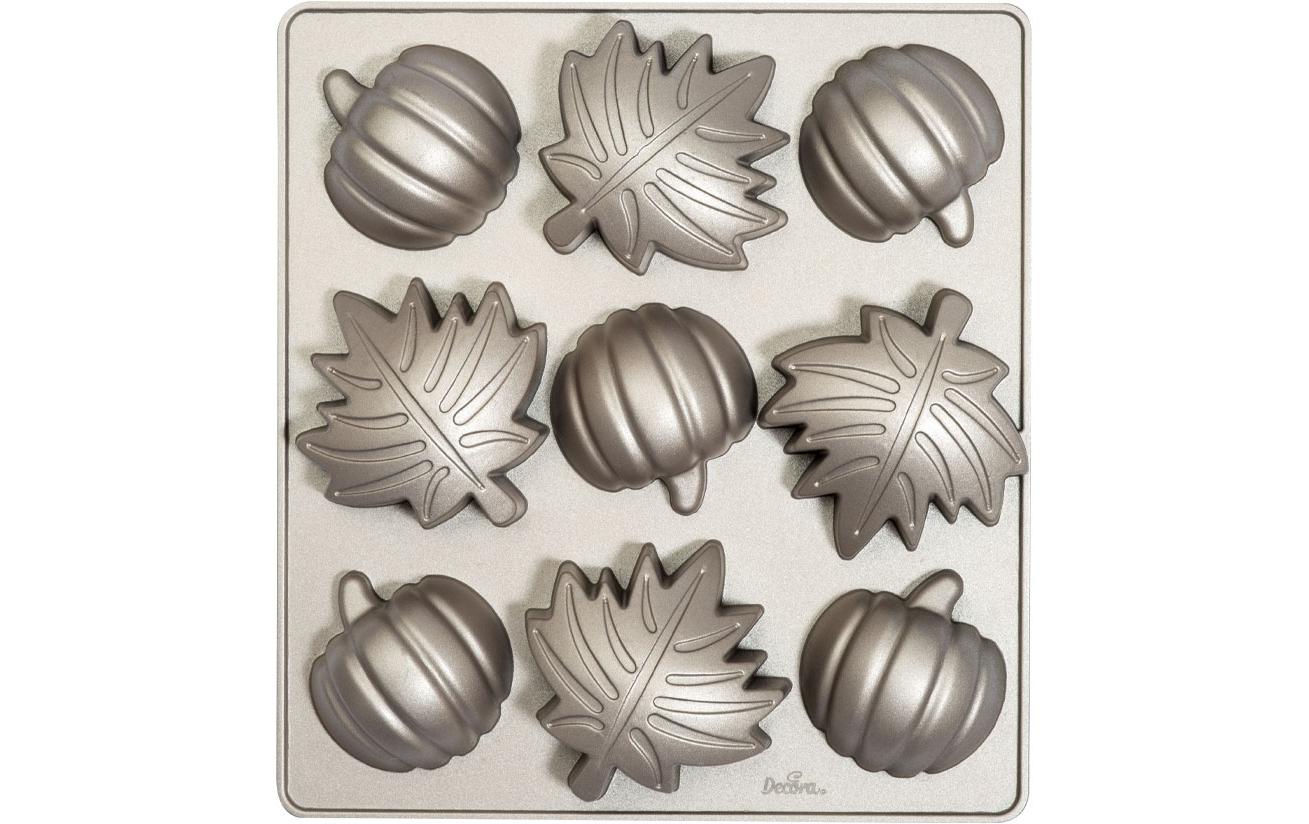 Motiv-Backform Herbstblätter 29 x 18 x 5.8 cmBackform mit Herbstblattmotiven