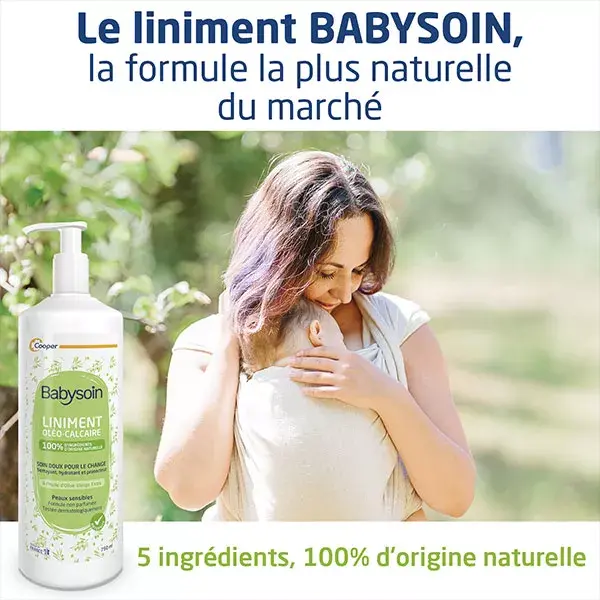 Pomada para Assaduras Babysoin Oleo-Limestone, Sem Perfume, Pacote com 2 x 750ml