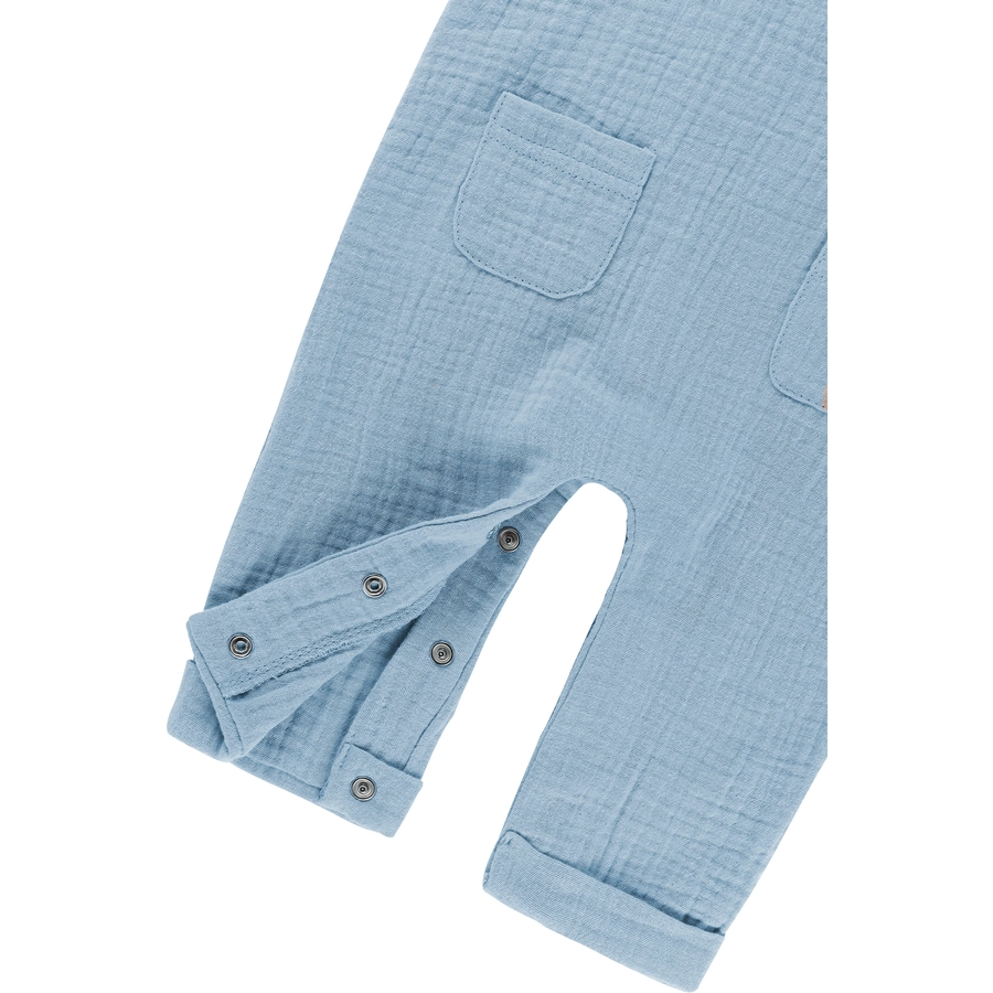 kindsgard Musselin Latzhose himma blau