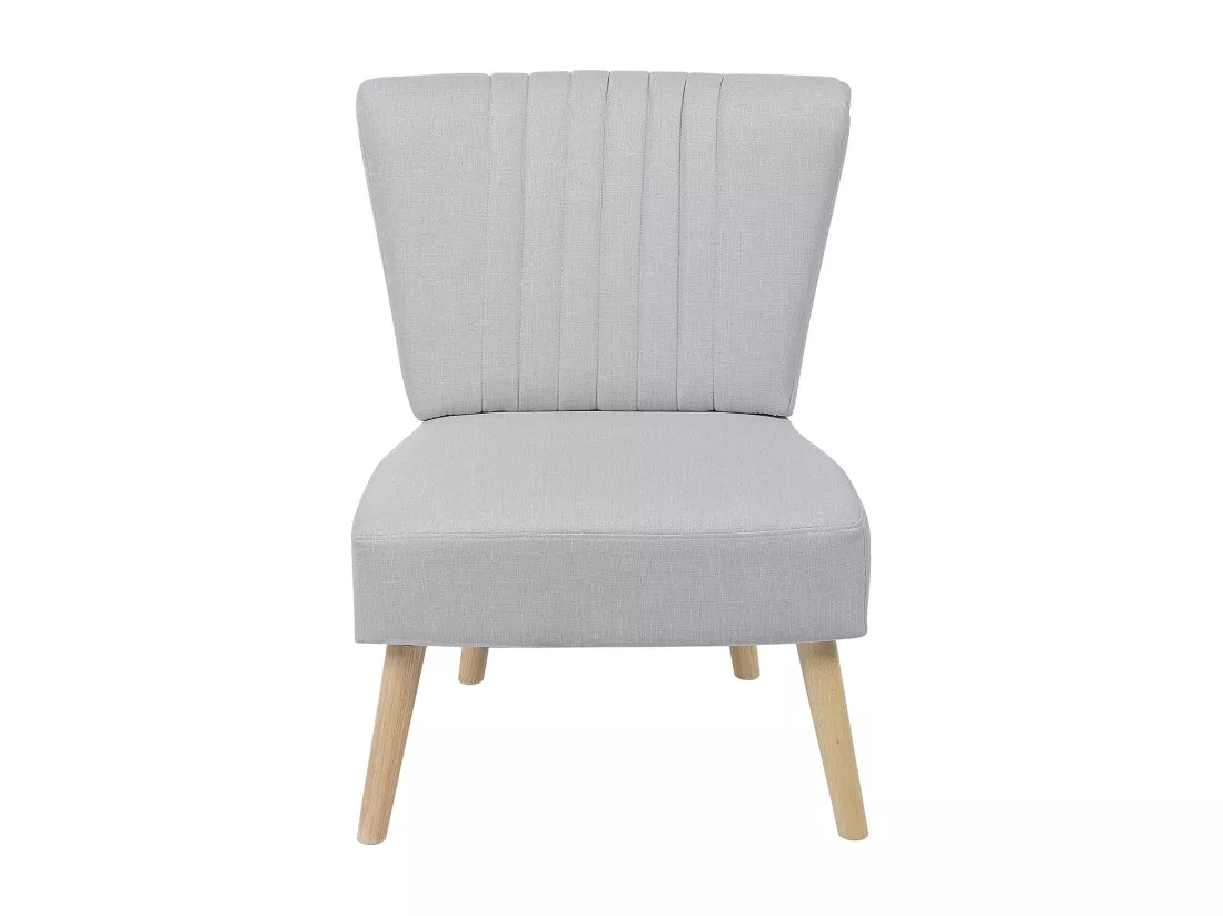 Fauteuil VAASA Tissu Gris clair