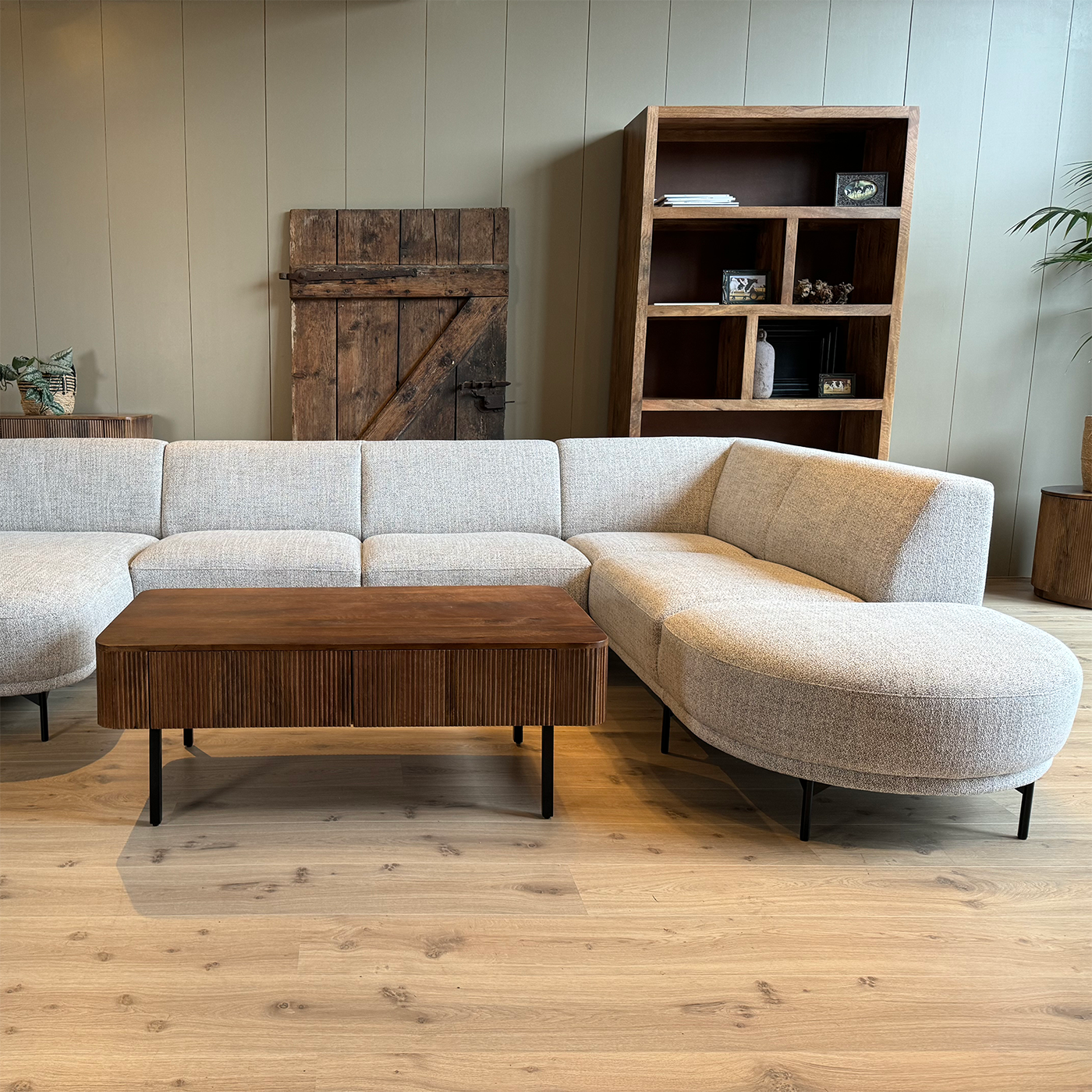 Old Inn wonen salontafel rechthoek walnoot