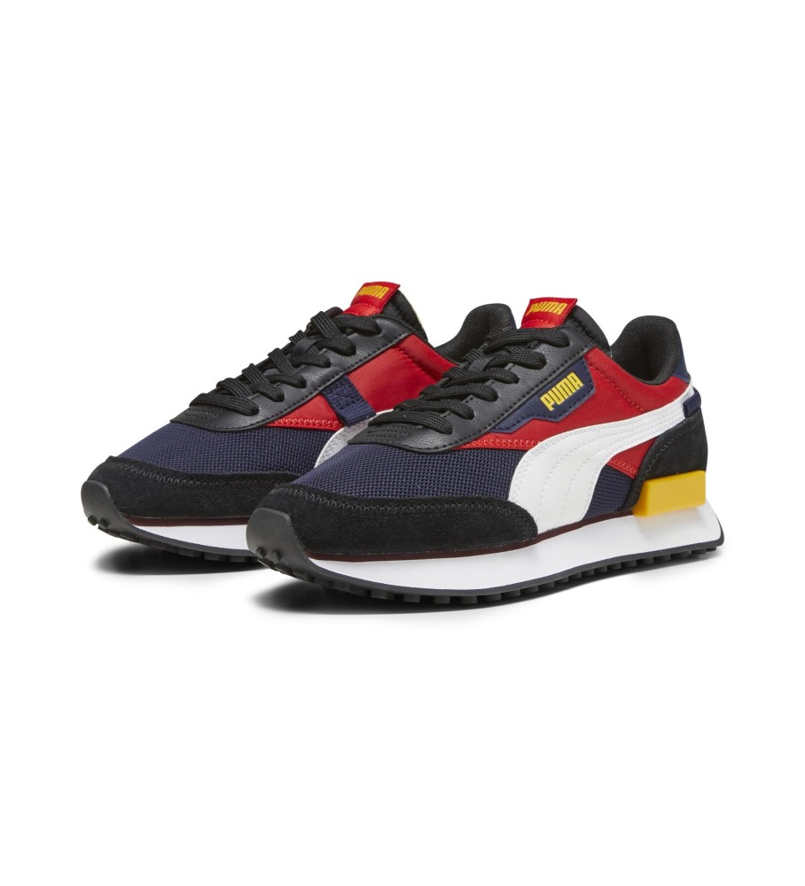 Tênis Puma Future Rider Splash, azul marinho