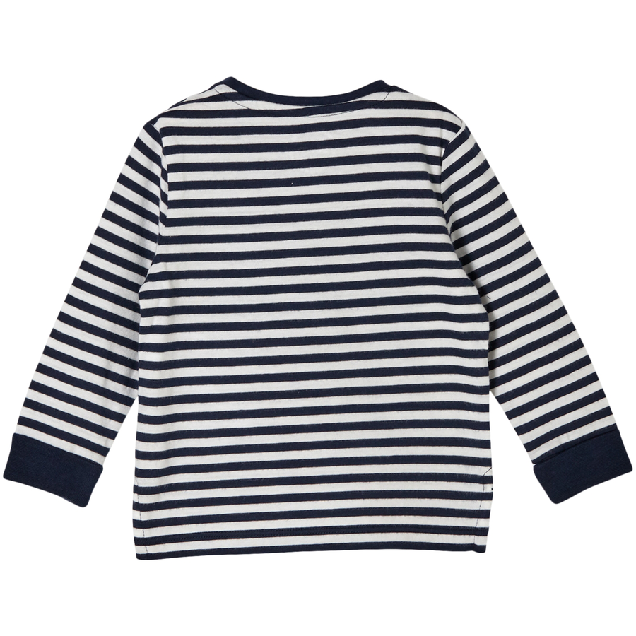 s.Oliver Langarmshirt dark blue stripes