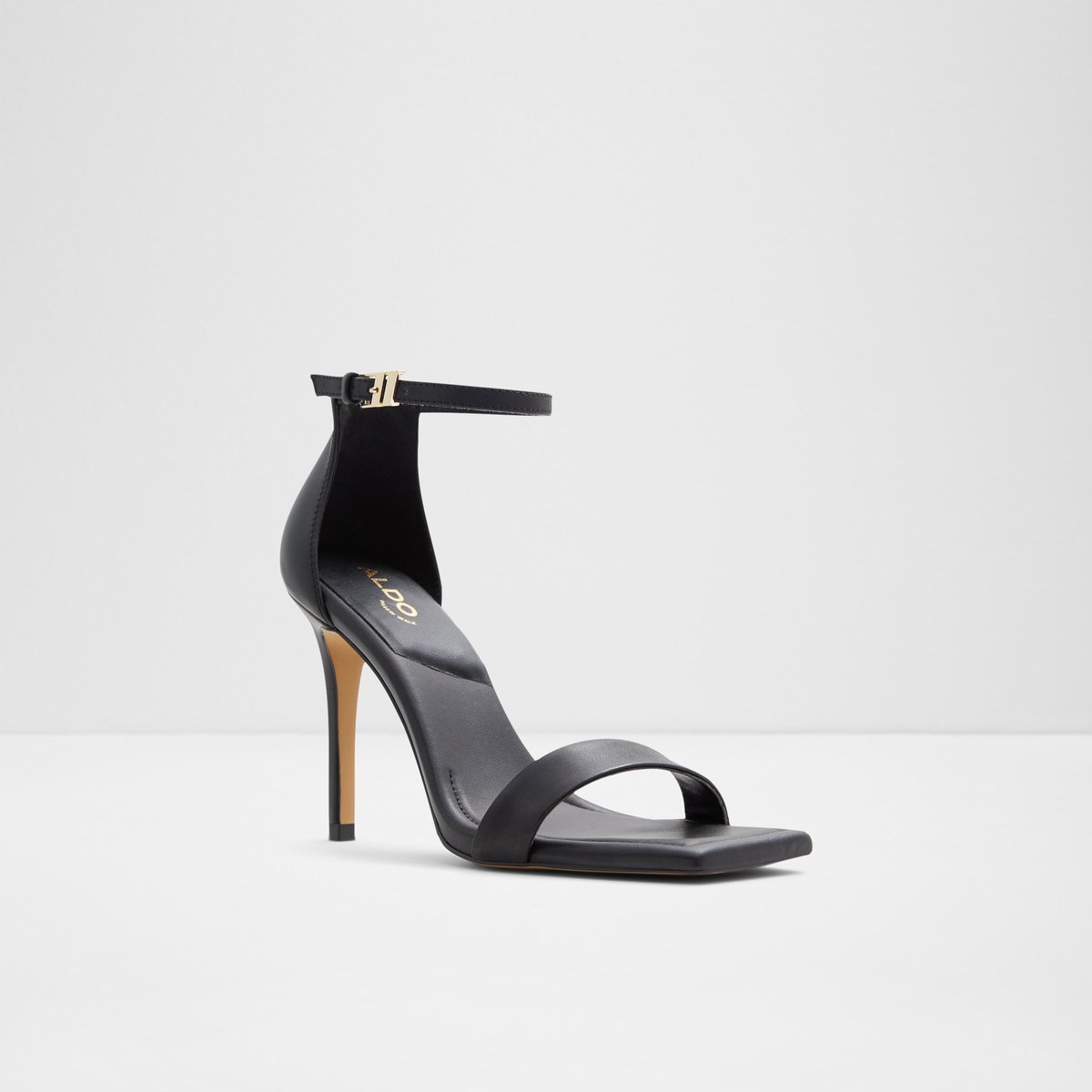 Renza Black Women Heeled sandals