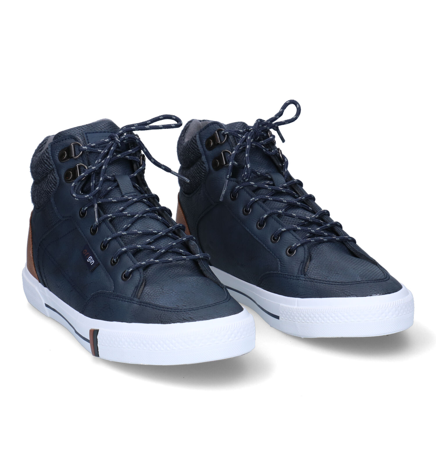 Hoge schoenen blauw