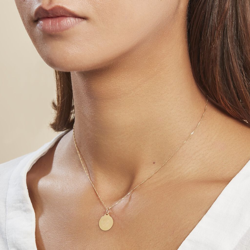 Pendentif Lamie Zodiaque Or Jaune