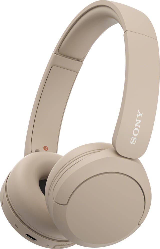 Sony WH-CH520 trådløse on-ear høretelefoner (beige)