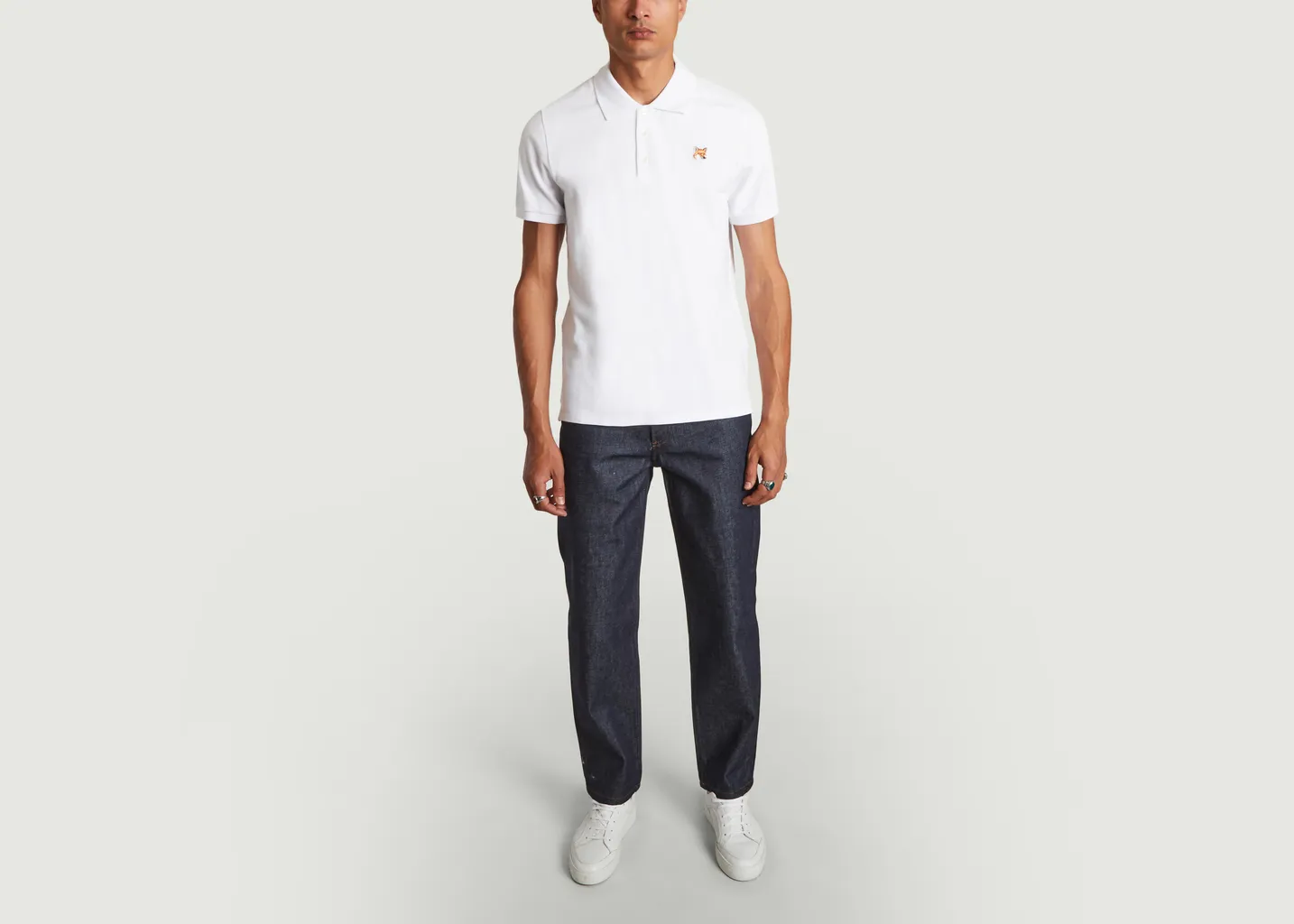 Polo classique Fox Head Maison Kitsuné