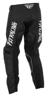 Pantalon Enfant Fly Racing Kinetic Rebel Noir / Blanc
