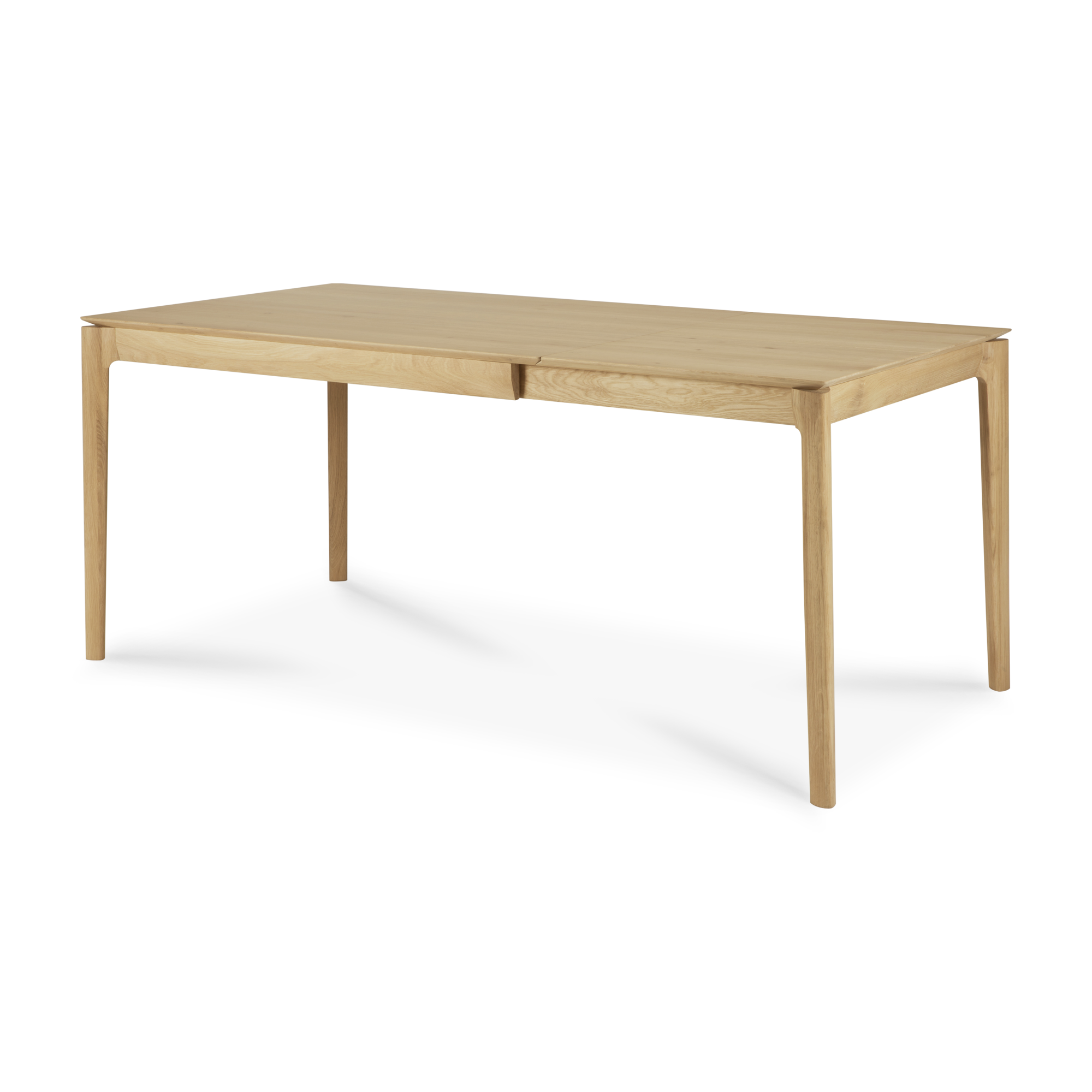 Uitschuifbare eettafel Bok gelakt eiken 120/180 cm
