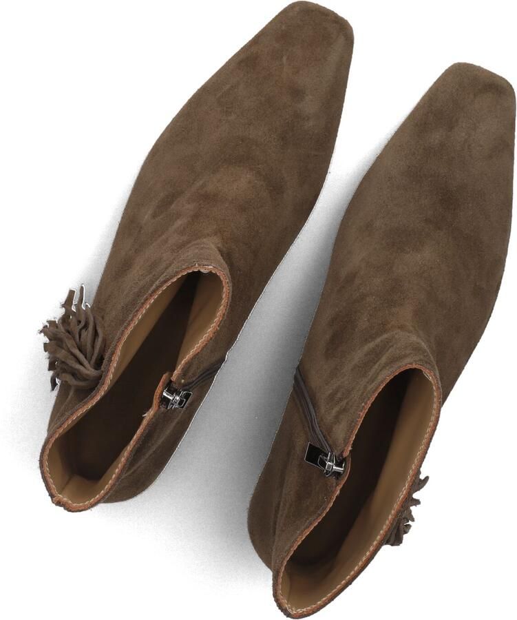 TORAL Enkellaarsjes Dames Linette Maat: 37 Materiaal: Suède Kleur: Bruin