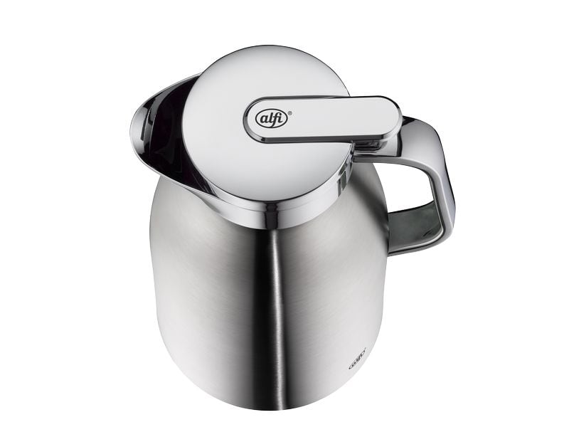 Alfi Thermoskanne Skyline 1000 ml, Silber Karaffe aus Edelstahl