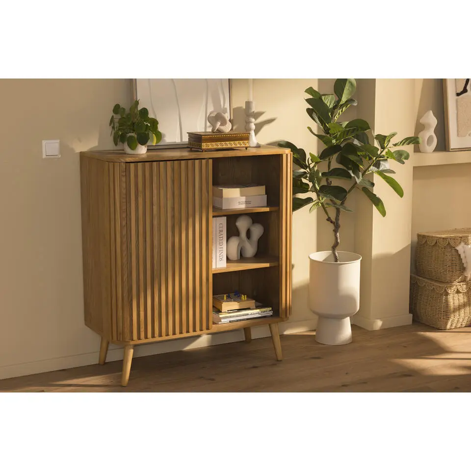 Kast Patrick - naturel - 100x90x40 cm
