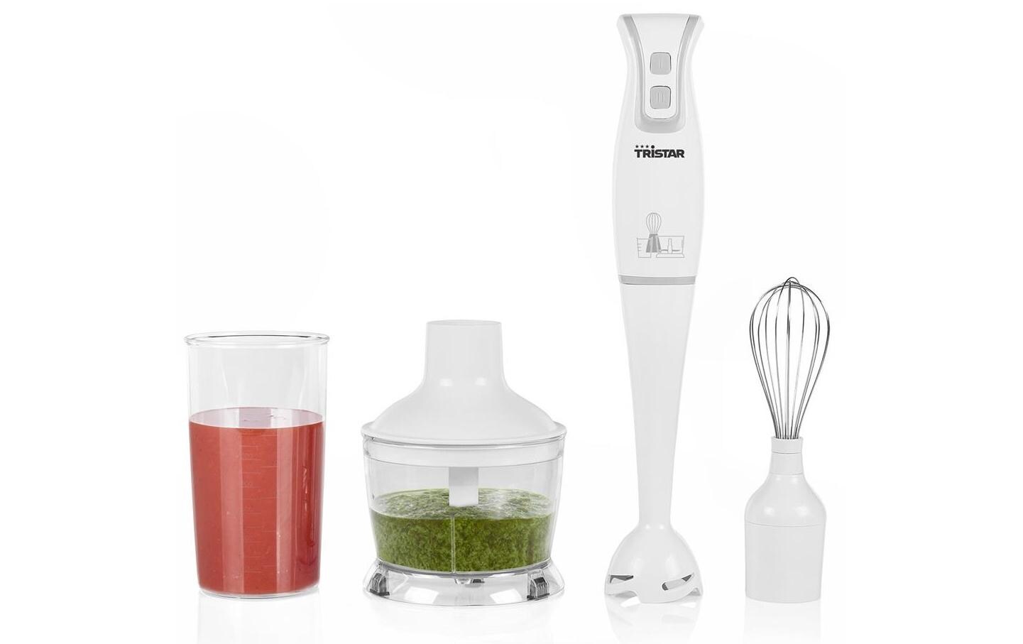 Stabmixer Set 250 W, WeissKüchengerät Set mit Zubehör