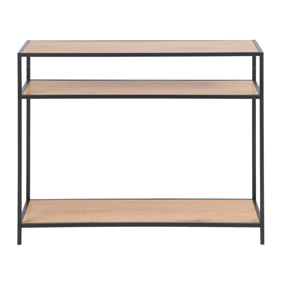 Dressoir Jaxx - naturel/zwart - 79x100x35 cm