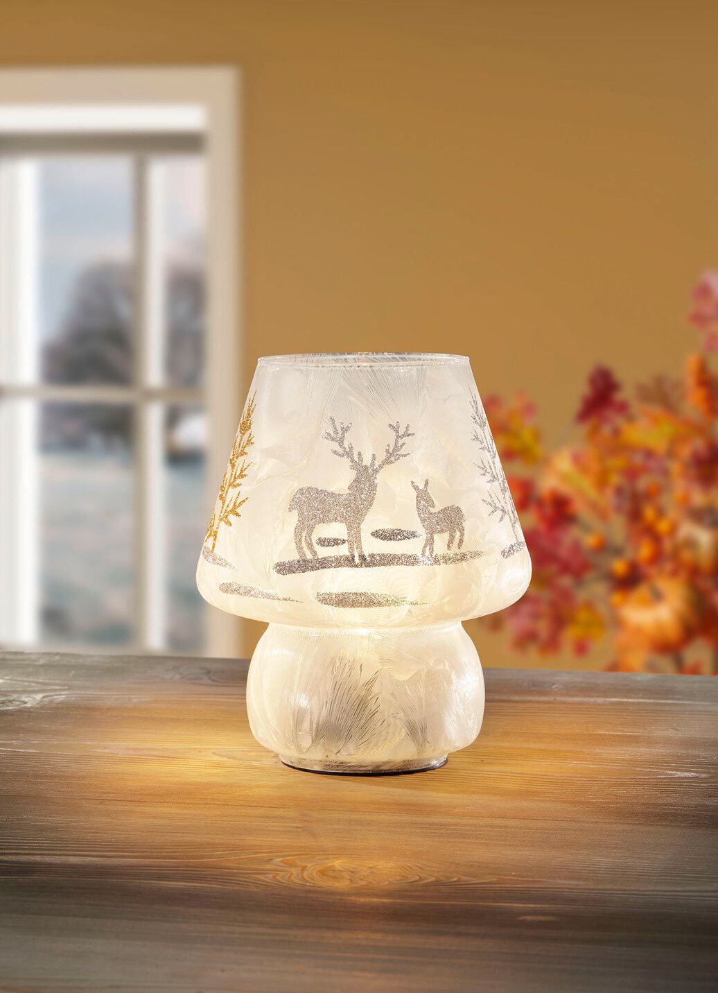 LED-Lampe aus Glas