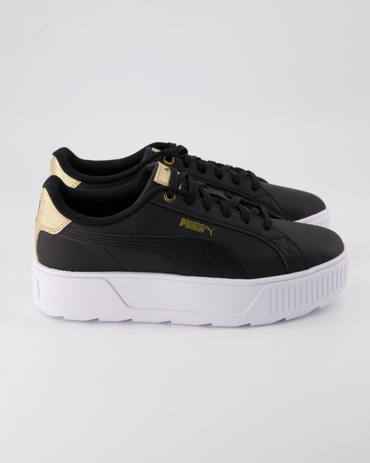Puma Karmen Distressed Sneaker in Schwarz