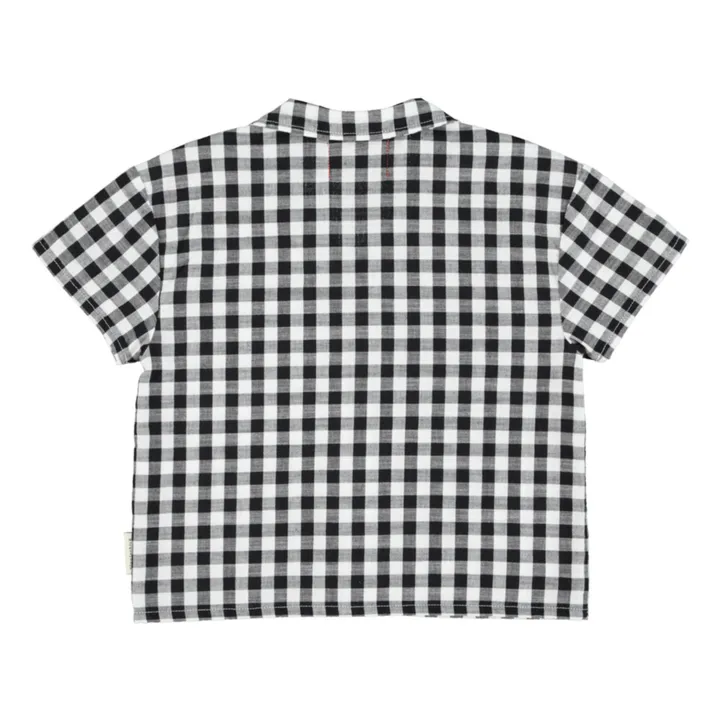 Piupiuchick Chemise Vichy Coton Bio | Noir