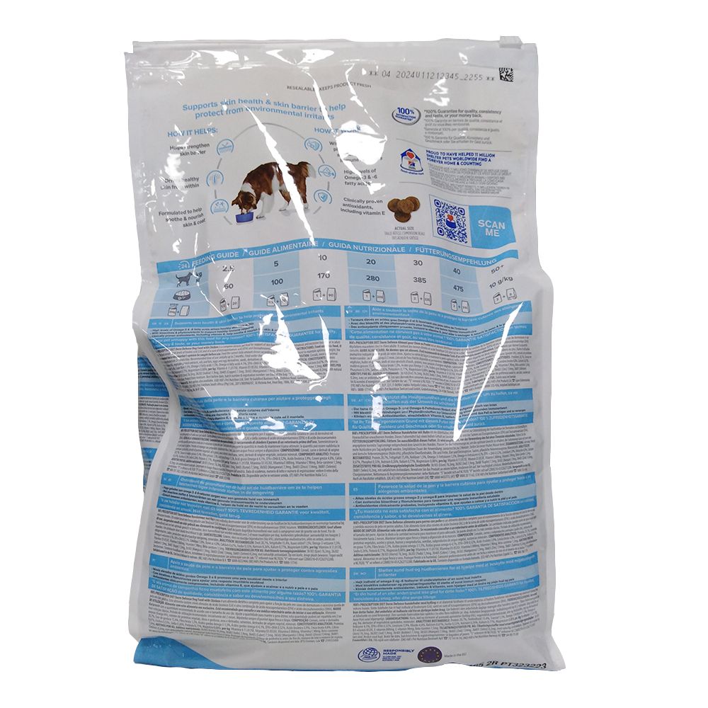 Hill's PRESCRIPTION DIET™ Derm Defense Chien - Poulet