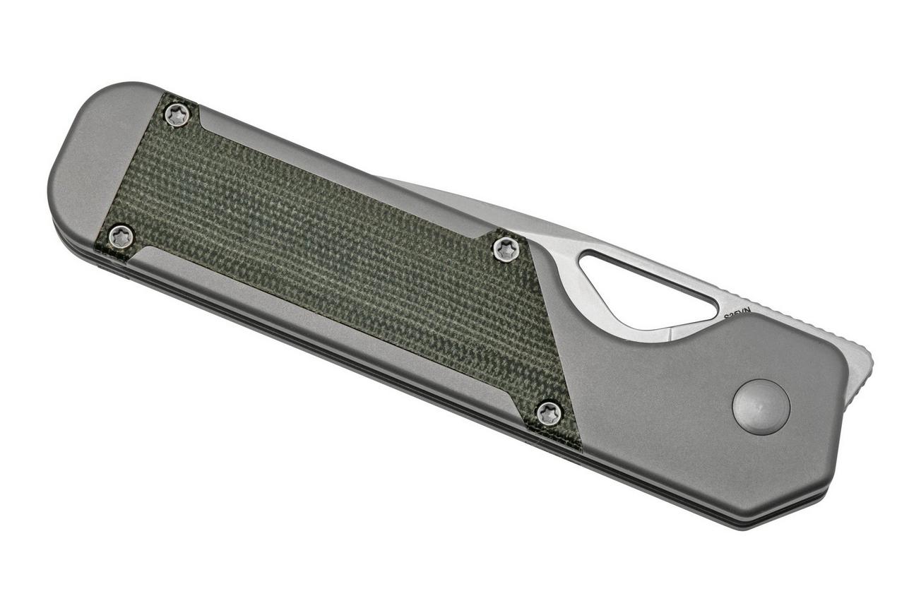 Kizer Militaw Ki3634A1, S35VN, Titanium Micarta, zakmes, Jonathan Styles design