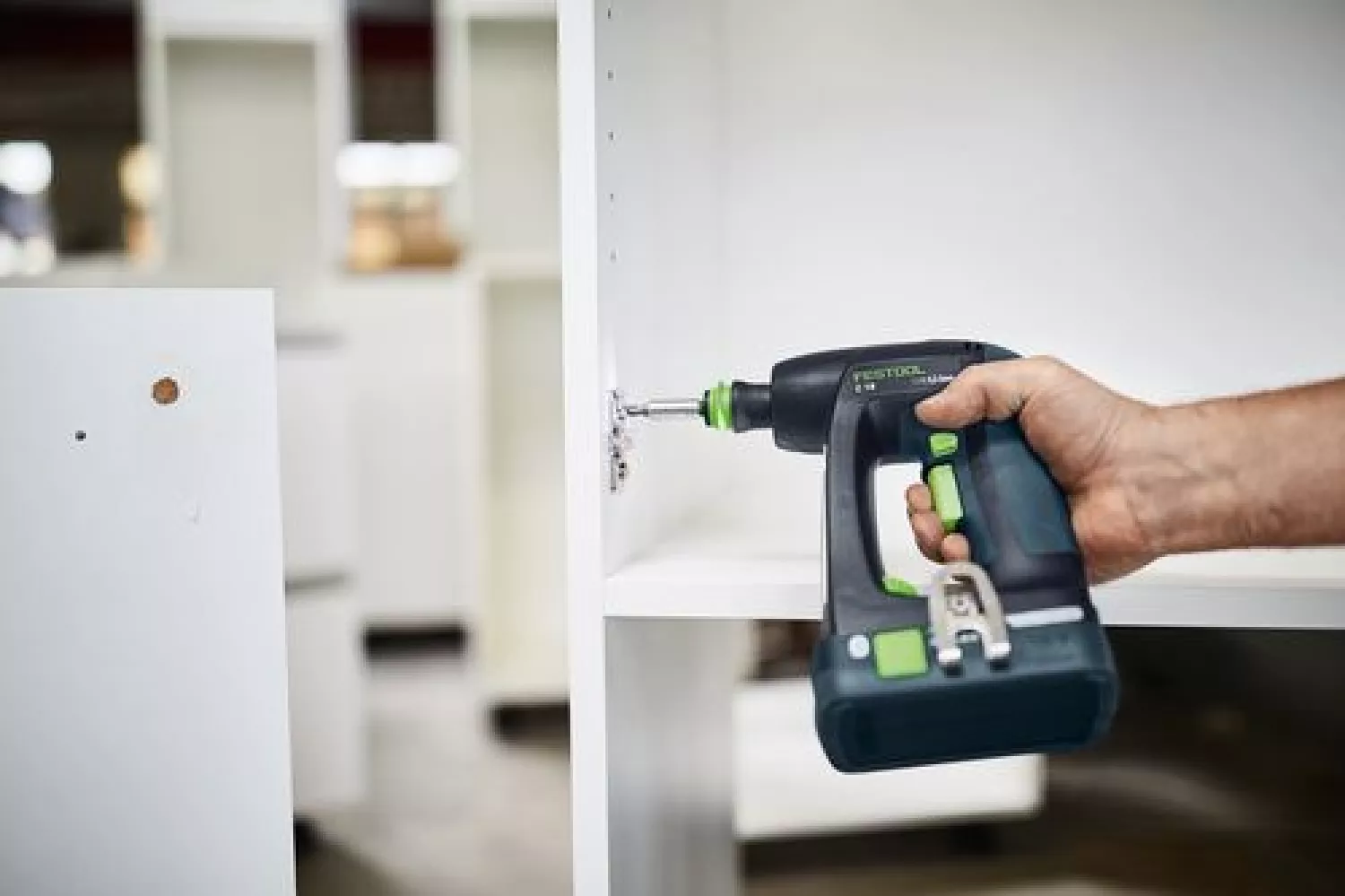 Festool C 18 LI BASIC 18V Li-Ion accu schroefboormachine body in systainer - 45Nm - 45mm - koolborstelloos