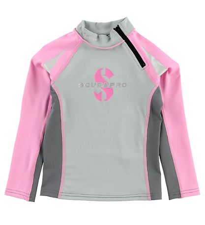 Scubapro Bådebluse - Harmony Rash - UV80 - Gr?/Rosa